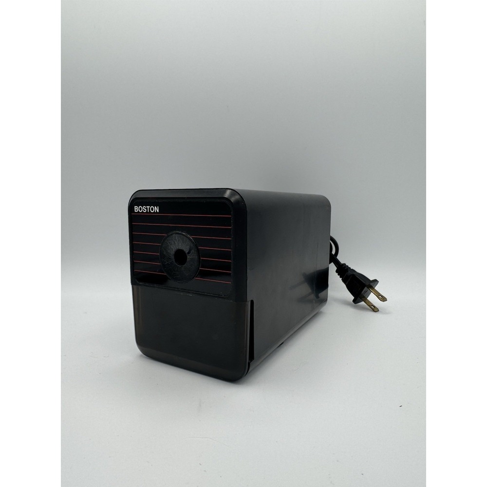 Boston Model 18 296A Black Electric Pencil Sharpener Made in‎ USA Vintage TESTED